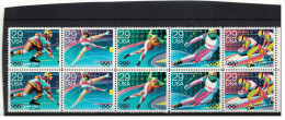 United States 1992 Aberville Winter Olympics Two Horizontal Stripe MNH - Unused Stamps