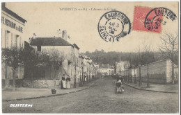 Taverny (95) Avenue De La Gare , Envoyée En 1906 - Taverny