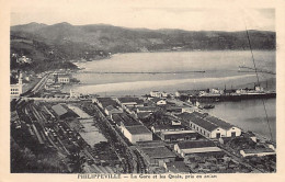 PHILIPPEVILE Skikda - Vue Aérienne - La Gare Et Les Quais - Skikda (Philippeville)