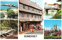 VARIOUS VIEWS AROUND SOMERSET, UNUSED POSTCARD M2 - Otros & Sin Clasificación