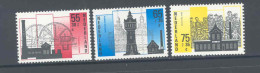 Netherlands  1987 Architecture Industirelle/Industiral Architecture NVPH 1372/74 Yvert 1285/87 MNH - Unused Stamps