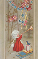 ANGEL CHRISTMAS Holidays Vintage Postcard CPSMPF #PAG797.GB - Anges