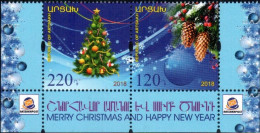 Artsakh 2018 "Merry Christmas And Happy New Year" 2v Zd Quality:100% - Armenia