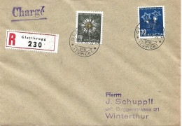 33 - 87 - Enveloppe Recommandée Envoyée De Glattbrugg 1944 - Timbres Pro Juventute - Storia Postale