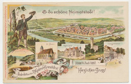 Postal Stationery Germany 1897 Hann Munden - Church - Géographie