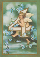 ENGEL Weihnachten Vintage Ansichtskarte Postkarte CPSM #PBP527.DE - Anges