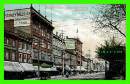 HAMILTON, ONTARIO - KING STREET, EAST FROM JAMES STREET - STANLEY MILLS & CO - VALENTINE & SONS PUB. CO LTD - - Hamilton