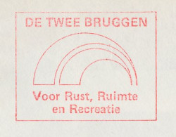 Registered Meter Cover Netherlands 1985 Stylized Bridges - Miste - Ponts