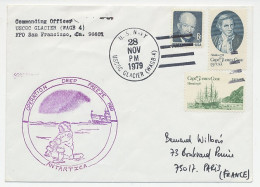 Cover / Postmark USA 1979 Antarctic Expedition - Operation Deep Freeze - Expediciones árticas