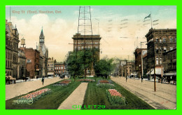 HAMILTON, ONTARIO - KING STREET, EAST - VALENTINE & SONS PUB. CO LTD - TRAVEL IN 1908 - - Hamilton