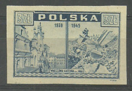 Poland 1945 Mi 415 MNH  (LZE4 PLD415a) - Kerken En Kathedralen