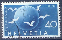 >SALE< Schweiz Suisse 1949: "75 Jahre UPU" Zu 296 Mi 524 Yv 476 (Globus) Mit Eck-Stempel ST.GALLEN .49-19 (Zu CHF 12.00) - U.P.U.