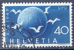 >SALE< Schweiz Suisse 1949: "75 Jahre UPU" Zu 296 Mi 524 Yv 476 (Globus) Mit Stempel  GENÈVE 11 ?.VII.49 (Zu CHF 12.00) - Used Stamps