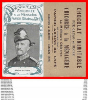 CHROMOS. Chocolat & Chicorée. A La Ménagère. Duroyon & Ramette  (Cambrai) Général De France...S207 MILITARIA - Duroyon & Ramette