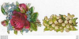 3 DECOUPIS. Fleurs,roses, Myosotis, Muguet...S3570 - Fleurs