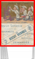 CHROMOS. Le Biscuit Viennois. A. Ruffier (Bordeaux)   Usine à Vapeur De Bouscat...S148 - Autres & Non Classés