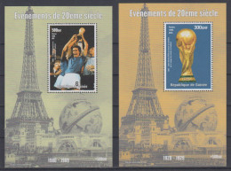 GUINEE 1998 FOOTBALL WORLD CUP 2 S/SHEETS - 1998 – Frankrijk