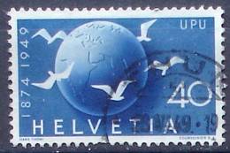 >SALE< Schweiz Suisse 1949: "75 Jahre UPU" Zu 296 Mi 524 Yv 476 (Globus) Mit Voll-Stempel THUN 28.VI.49 (Zu CHF 12.00) - Gebraucht