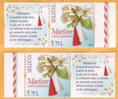 2016 Moldova Moldavie Moldau National Holiday Of Spring. Martisor. 2 V Mint - Moldavia