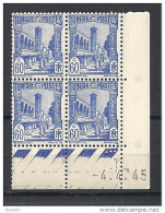 TUNISIE COIN DATE 1945  N ° 277 NEUF** LUXE - Unused Stamps