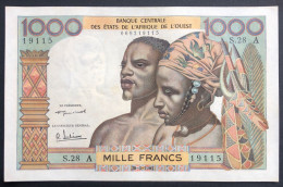 N°52 BILLET DE BANQUE 1000 FRANCS CÔTE D'IVOIRE 20/3/1961 SUP/SUP+/XF+ - Elfenbeinküste (Côte D'Ivoire)