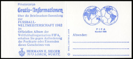 22Id MH Sieger/FIFA Buchdruck Variante C - Postfrisch - 1971-2000