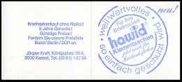 22It MH BuS 1980 Buchdruck - Postfrisch - 1971-2000