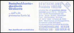 22Iz MH BuS 1980 Buchdruck - Postfrisch - 1971-2000