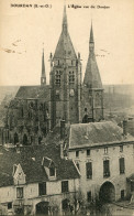 CPA - DOURDAN - L'EGLISE VUE DU DONJON - Dourdan