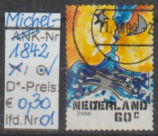 2000 - NIEDERLANDE - FM/DM "Dez.marken-Sich Küssendes Paar" 60 C Mehrf. - S. Scan  (1842o 01-02 Nl) - Gebraucht