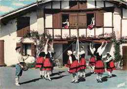 Folklore - Danses - Pays Basque - Zinta Dantza - Danse Des Rubans - Groupe Orok-Bat - Anglet - Chiberta - CPM - Voir Sca - Dans