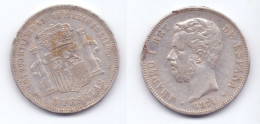 Spain 5 Pesetas 1871 (71) - Provinciale Munten