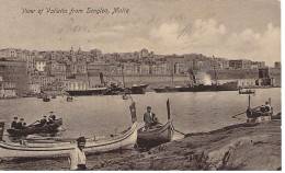 CPA  MALTE  View Of Valletta From Senglea ,Malta Circulée  (1344) - Malta