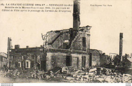 SERMAIZE- LES- BAINS  MILITARIA GUERRE 14- 18  Bataille De La Marne  ..... - Sermaize-les-Bains