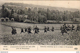 MILITARIA GUERRE 1914-18  L'Infanterie Se Porte Sur Une Crête Près De Pecquigny .......... 1914 - Picquigny