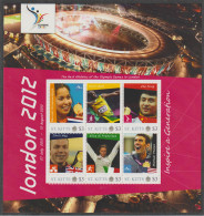 St.Kitts 2012 Olympic Games London Souvenir Sheet MNH/**. Postal Weight 0,09 Kg. Please Read Sales Conditions - Verano 2012: Londres