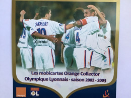 Set Complet De 3 Télécartes 10€ Olympique Lyonnais - Kaarten Voor De Telefooncel (herlaadbaar)