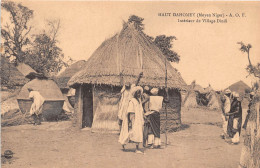 BENIN HAUT DAHOMEY Moyen Niger AOF Interieur De Village Dindi 8(scan Recto-verso) MA218 - Benin