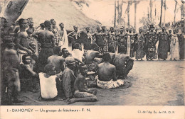 BENIN DAHOMEY Un Groupe De Feticheurs 20(scan Recto-verso) MA213 - Benín