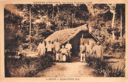 BENIN DAHOMEY Eglise D EKITI IJAN Missions Africaines Cours Gambetta Lyon 9(scan Recto-verso) MA213 - Benin