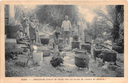 Republique Du GABON Fabrication D Huile De PALME Par Les Filles De L Ecole De SAMKITA 5(scan Recto-verso) MA211 - Gabon