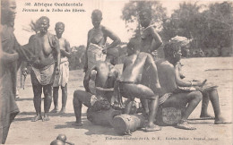 COTE D IVOIRE Afrique Occidentale Femmes De La Tribu Des Ebries 3(scan Recto-verso) MA208 - Côte-d'Ivoire