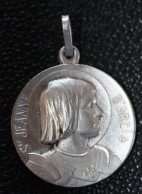 Pendentif Médaille Religieuse Début XXe "Ste Jeanne D'Arc" Religious Medal - Religion &  Esoterik