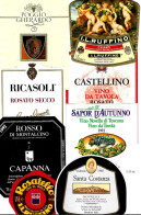 ITALIA ITALY - 15 Etichette Vino Rosso TOSCANA Anni 80-90-2000 Vari Vini Rossi Toscani - Vino Tinto