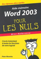 Word 2003 (2004) De Peter Weverka - Informatique