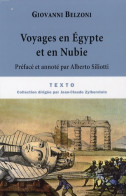 Voyages En Egypte Et En Nubie (2009) De Giovanni Belzoni - Geschiedenis