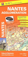Plan De La Ville De Nantes Et De Son Agglomération (inclus : Fougères Vitré Redon) - Echelle : 1/14 000 A - Palour Games