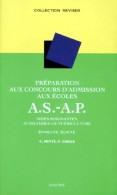 Préparation Au Concours D'admission Aux écoles D'aides-soignantes-auxiliaires De Puériculture : épreuve écrit - 18 Años Y Más