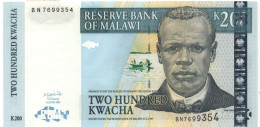 MALAWI 200 Kwacha 2004 P-55 UNC - Malawi