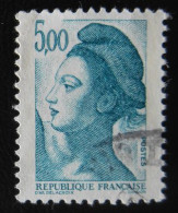 2190 France 1982 Oblitéré La République Type Liberté De Gandon - Usati